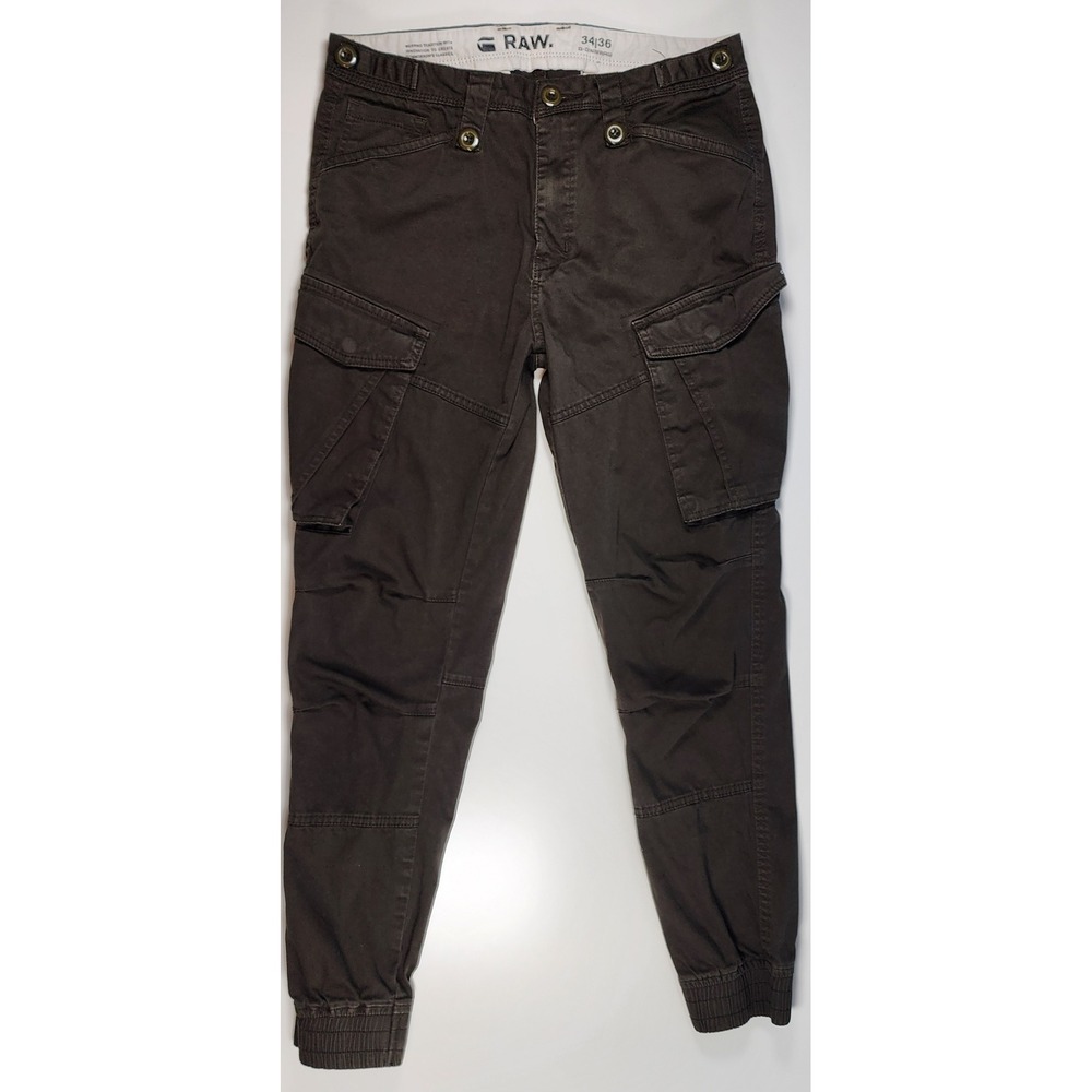 G-Star RAW Men's Cargo Jogger Pants Tactical Streetwear Workwear Size 34